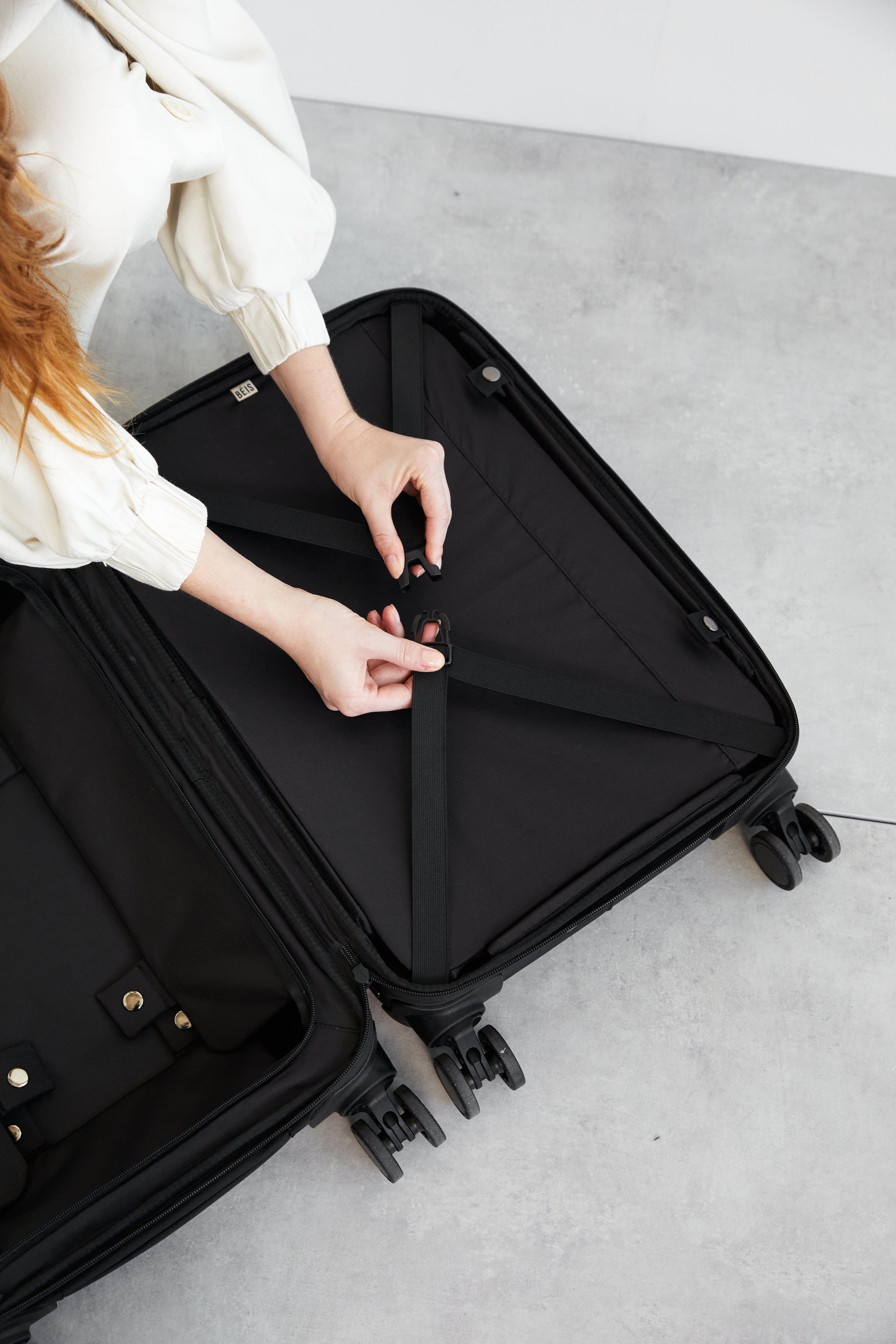 Best Soft-Sided Collapsible Carry-On Luggage with Wheels - Lightweight Black Travel Suitcase for Airplane, Business Trips & Weekend Getaways