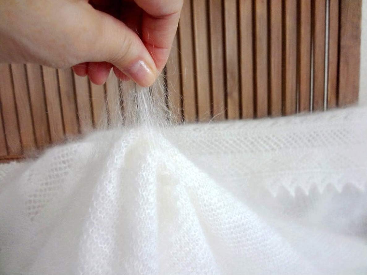 Best Prayer Shawl for Women - Soft Wool Knit Wrap, Silver Cape Shawl - Perfect Gift for Grandmother & Mom - Ideal for Church, Prayer & Special Occasions
