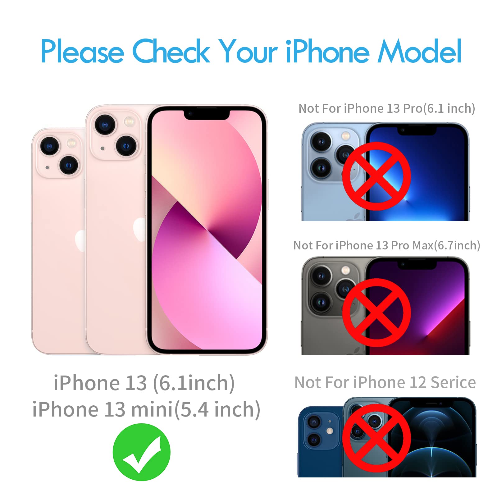 Xfilm Bling Diamond Camera Lens Protector for iPhone 13 & iPhone 13 Mini - HD Clear Tempered Glass Screen Protector, Scratch Resistant, Case Friendly - Diamond Pink (Perfect for Photography, Travel & Everyday Protection)