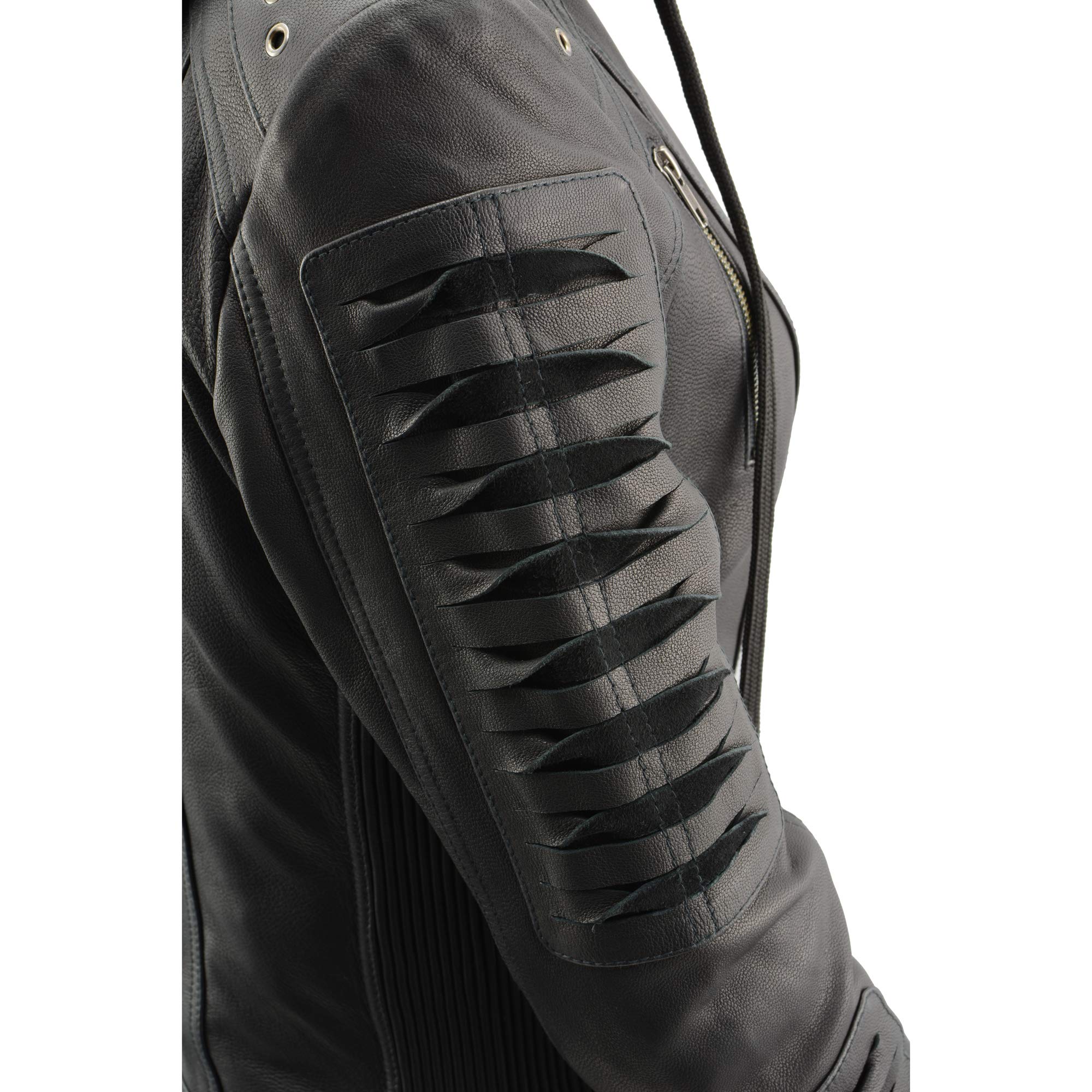 Milwaukee Leather Women's Premium Hooded Casual Fashion Jacket | Stylish Outerwear for Everyday Wear & Outdoor Activities