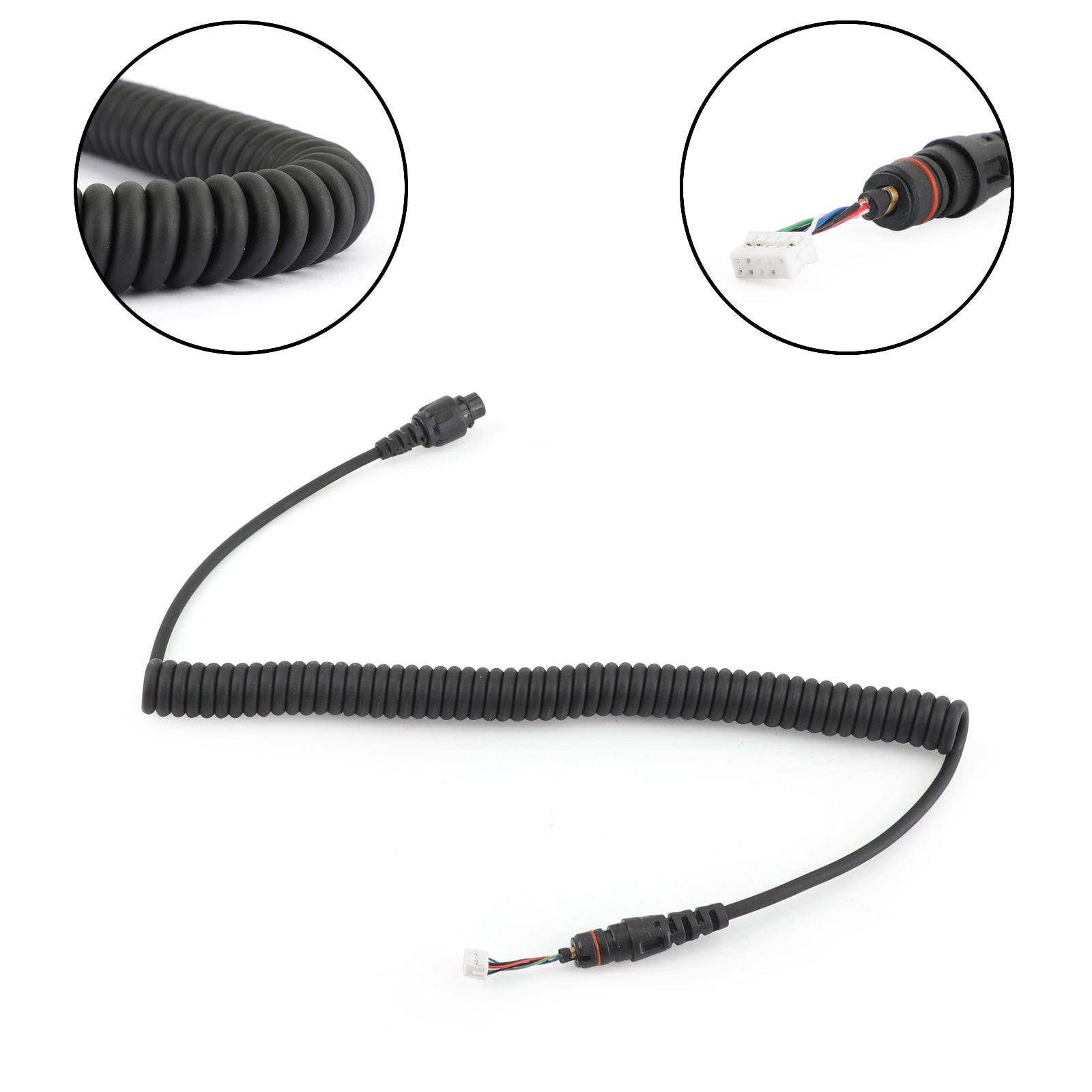 10-Pin Aviation Speaker Mic Cable Compatible with Hytera MD780/G MD782U RD982U RD980 - Durable Communication Accessory for Aviation & Public Safety Scenarios