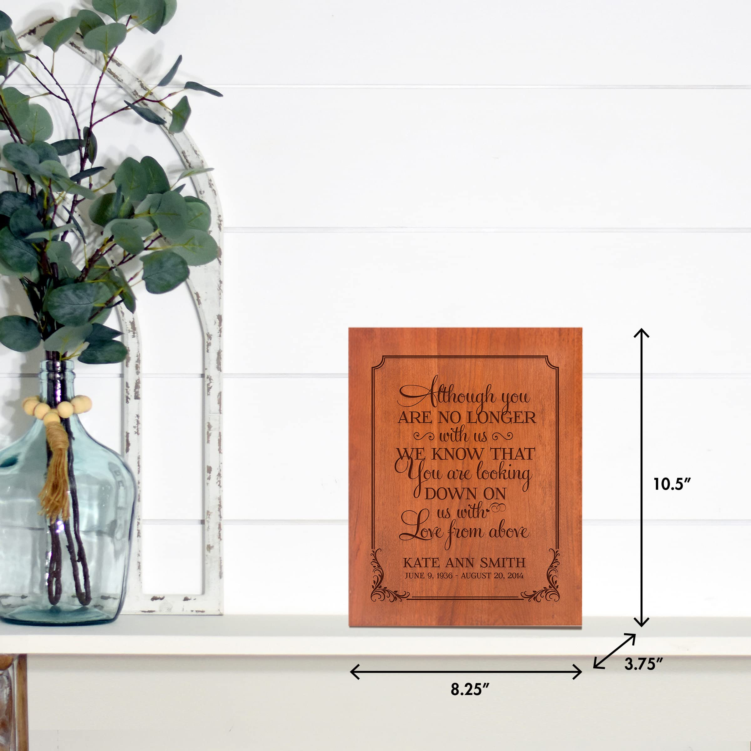 Lifesong Milestones Personalized Wooden Cremation Urn for Human Ashes - Handcrafted Keepsake Box for Adult Male & Female - Celebration of Life Memorial Urn with Custom Engraving - Perfect for Home Display, Funeral Services & Memorial Ceremonies