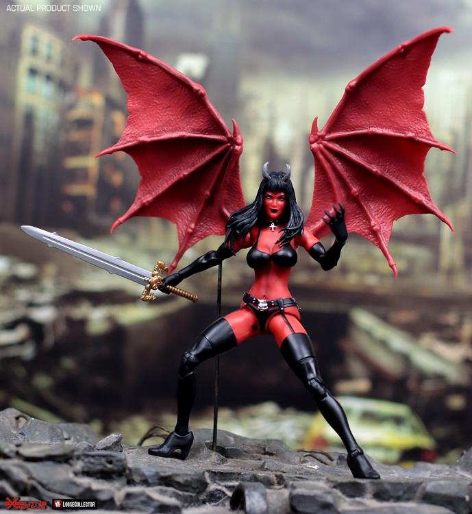 1/12 Purgatori Scale Action Figure by Executive Replicas - ERLCDEP001 - Collectible Vampire Goddess Statue for Display & Cosplay