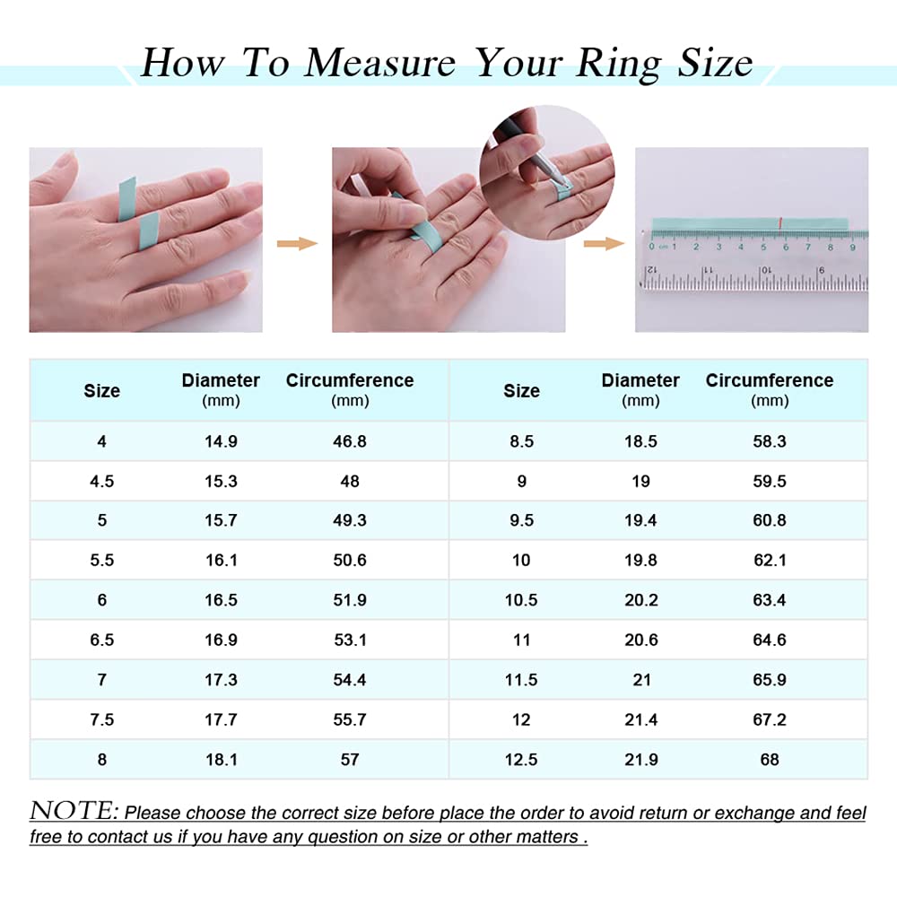 14K Gold Plated 925 Sterling Silver Rings for Women | Cubic Zirconia Promise & Stackable Wedding Bands Set (Size 4-12) | Elegant Jewelry for Anniversary, Engagement & Everyday Wear