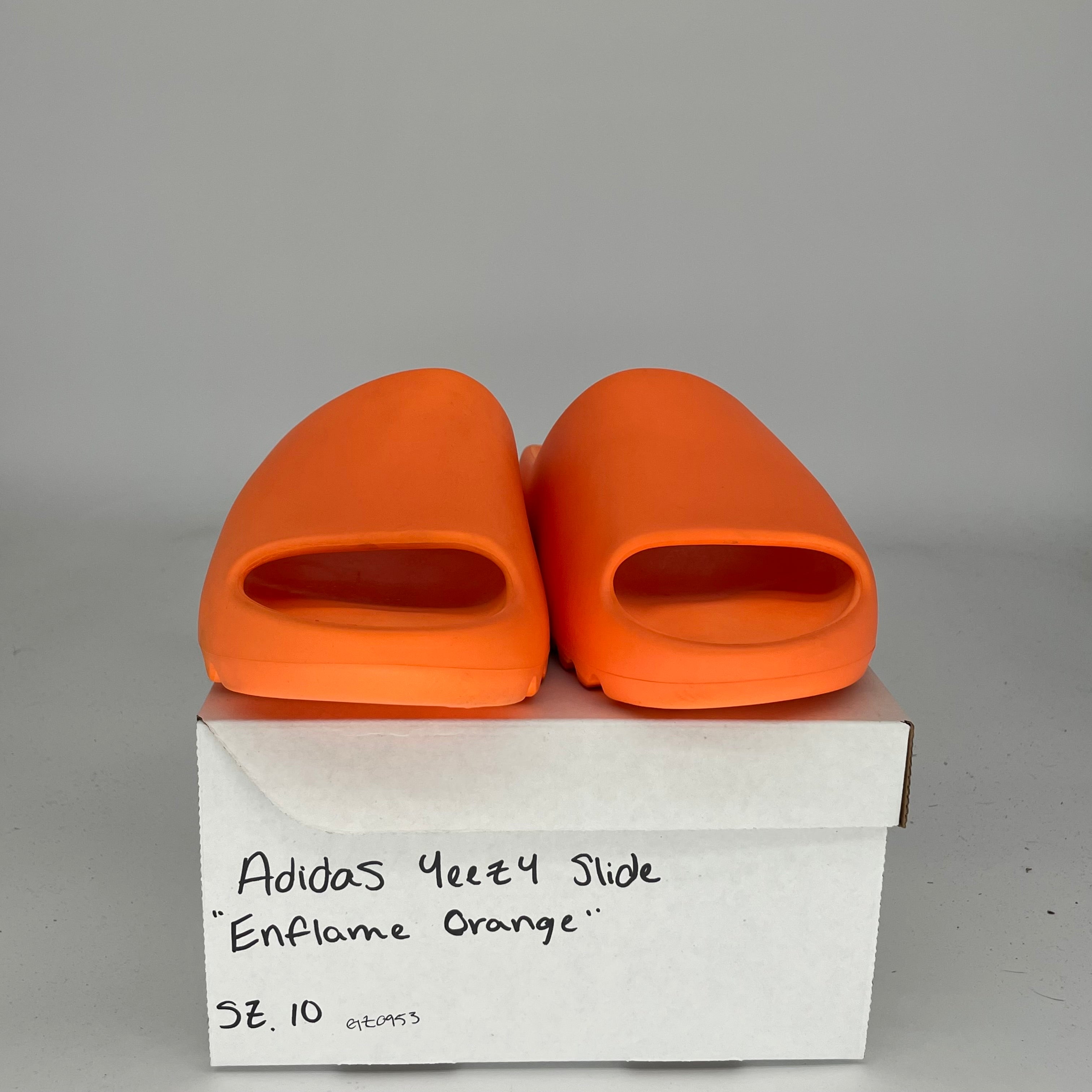 Adidas Yeezy Slide Enflame Orange - Men's Size 10 (GZ0953) | Comfortable Slides for Beach, Pool & Casual Wear