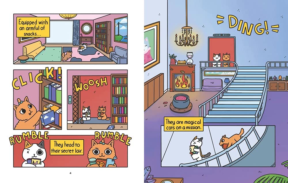 Cat & Cat Adventures: The Quest for Snacks - Graphic Novel (Book 1) | Fun Comic for Kids & Cat Lovers | Perfect for Bedtime Reading & Gifts