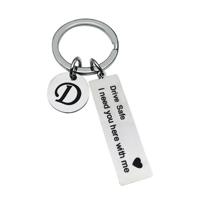 Drive Safe Keychain - Car Safety Key Holder for Keys & Keyrings - Perfect for Drivers, Commuters & Road Trips