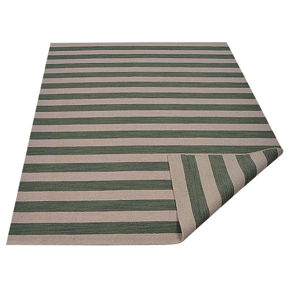 Hand Woven Flat Weave Kilim Wool Eco-Friendly Area Rug - 6'7