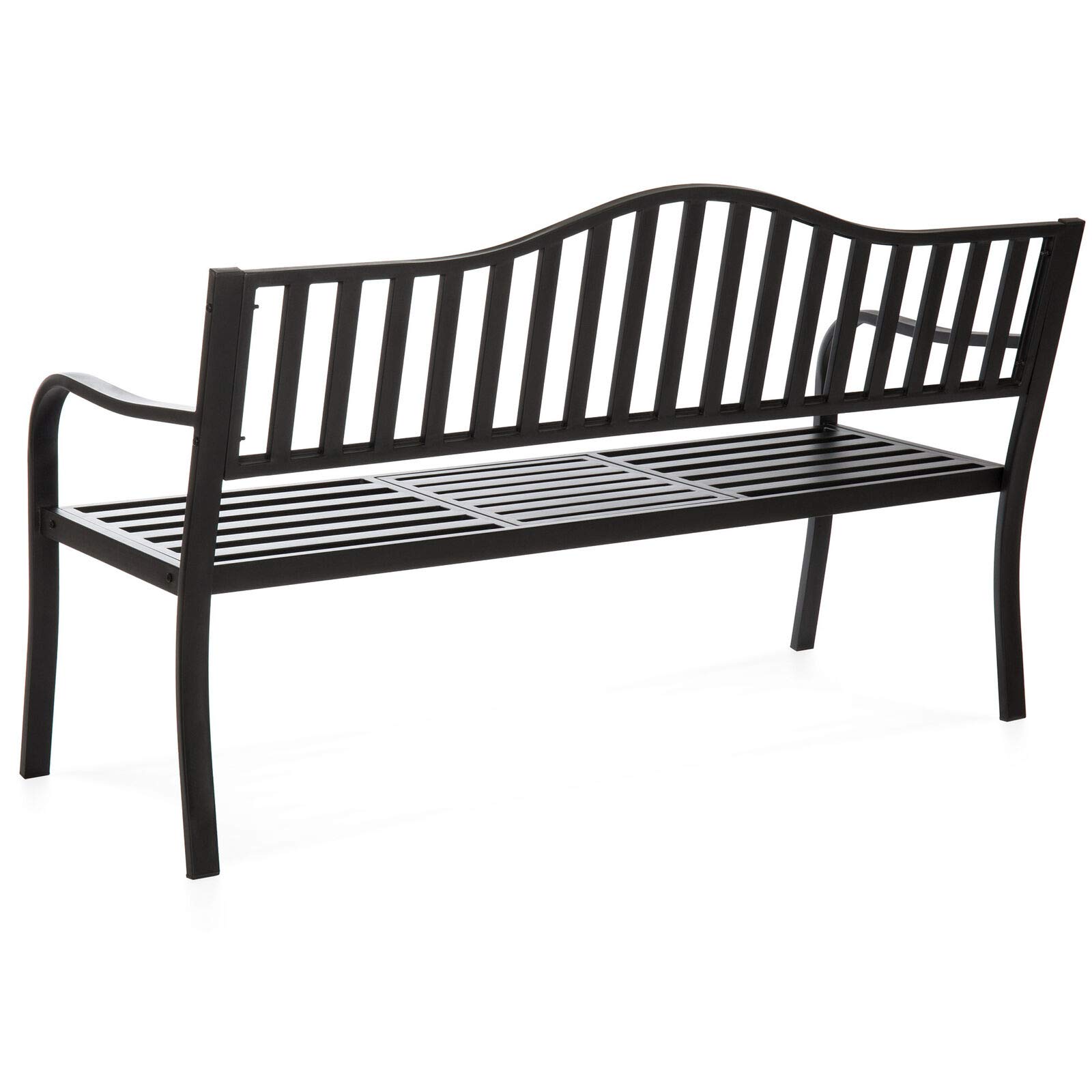 Outdoor Double Bench with Pullout Coffee Table - Adjustable Center Table for Patio, Garden, Deck - Comfortably Seats 2-3 People - Perfect for Backyard, Balcony, Poolside Relaxation & Outdoor Entertaining