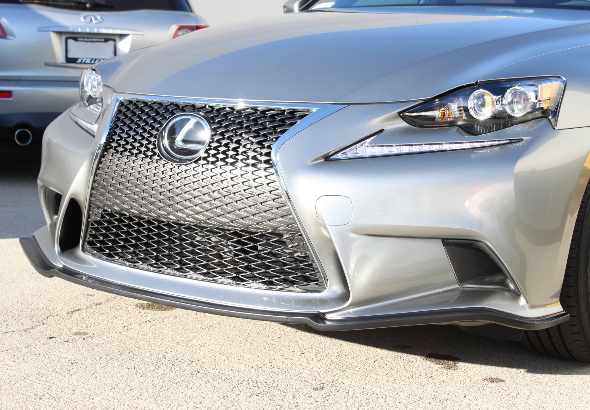 2014-2015 Lexus IS250 IS350 F Sport Front Bumper Lip Splitter Spoiler - KB31001 | Enhance Style & Aerodynamics for Sporty Look | Perfect for Racing & Car Shows