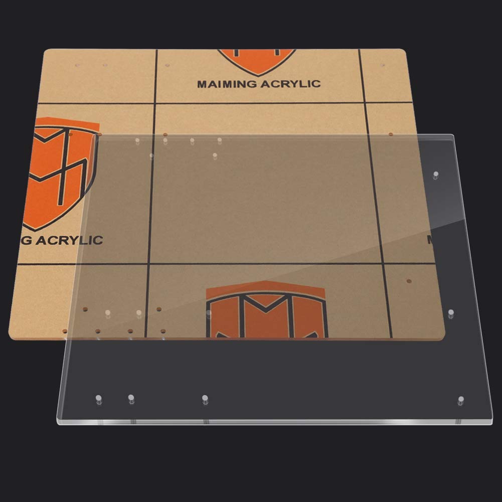 Transparent Acrylic Open Frame Computer Case Stand for M-ATX Motherboard - DIY PC Build Base with Overlock Design | Perfect for Gaming Rigs, Workstations & Custom PC Projects