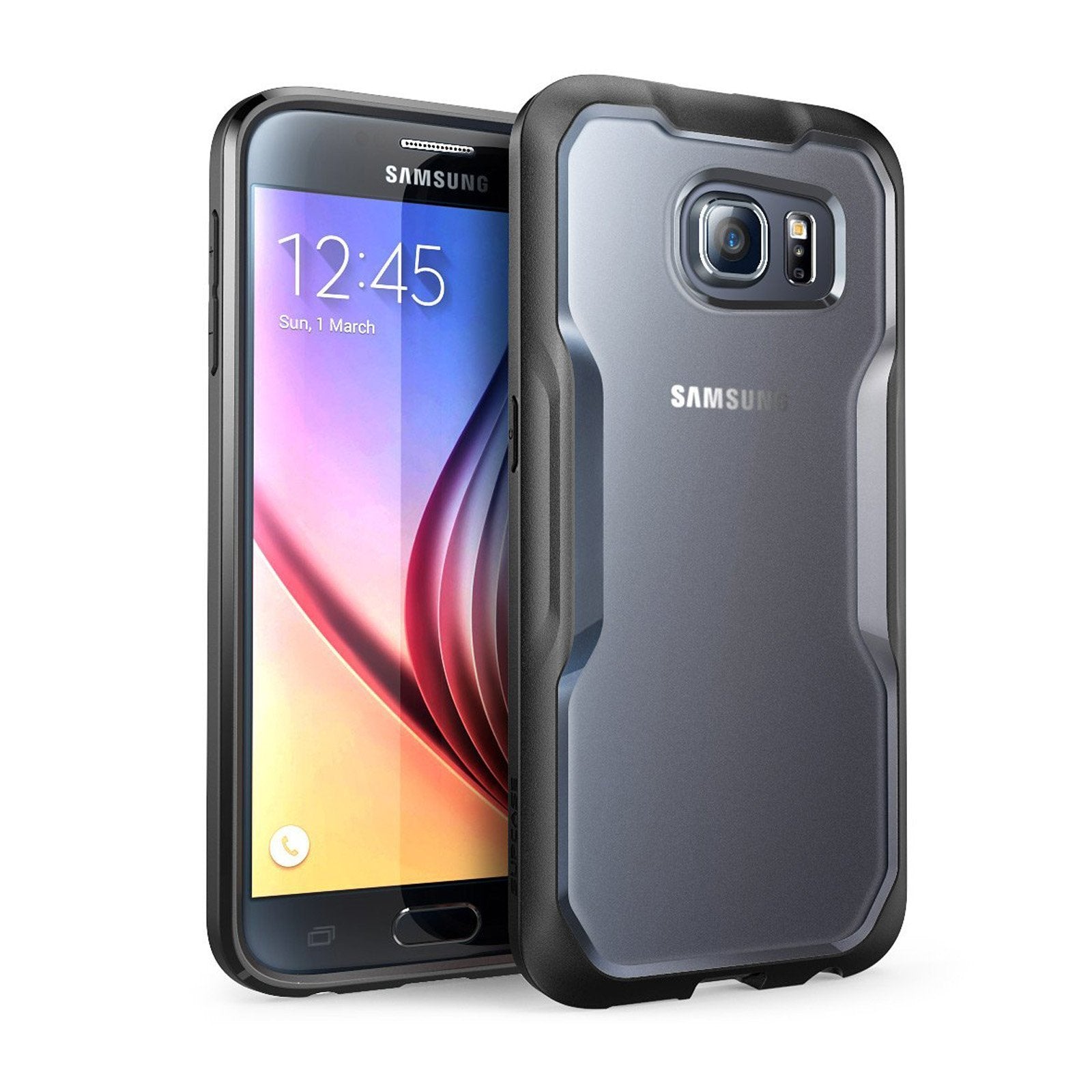 Samsung Galaxy S6 Case - Unicorn Beetle Hybrid Protective Bumper Cover (Frost Clear) | Shockproof & Scratch Resistant | Perfect for Outdoor Activities & Daily Use