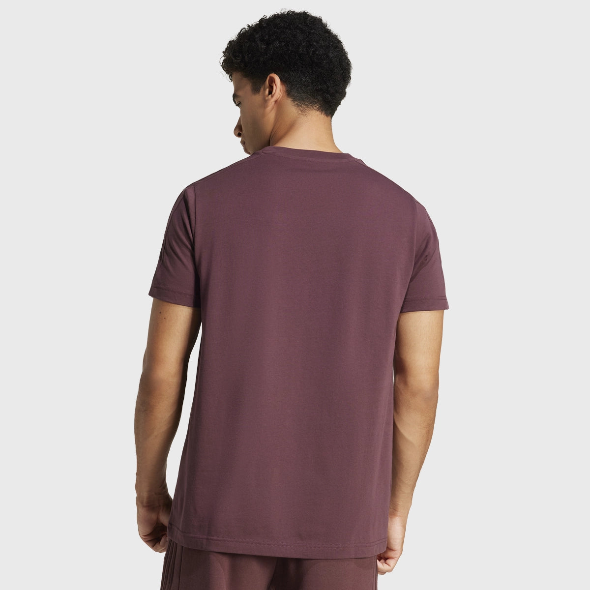 Adidas All Blacks Cotton T-Shirt for Men - Aurora Ruby Red - Comfortable & Breathable Casual Wear for Sports & Everyday Use