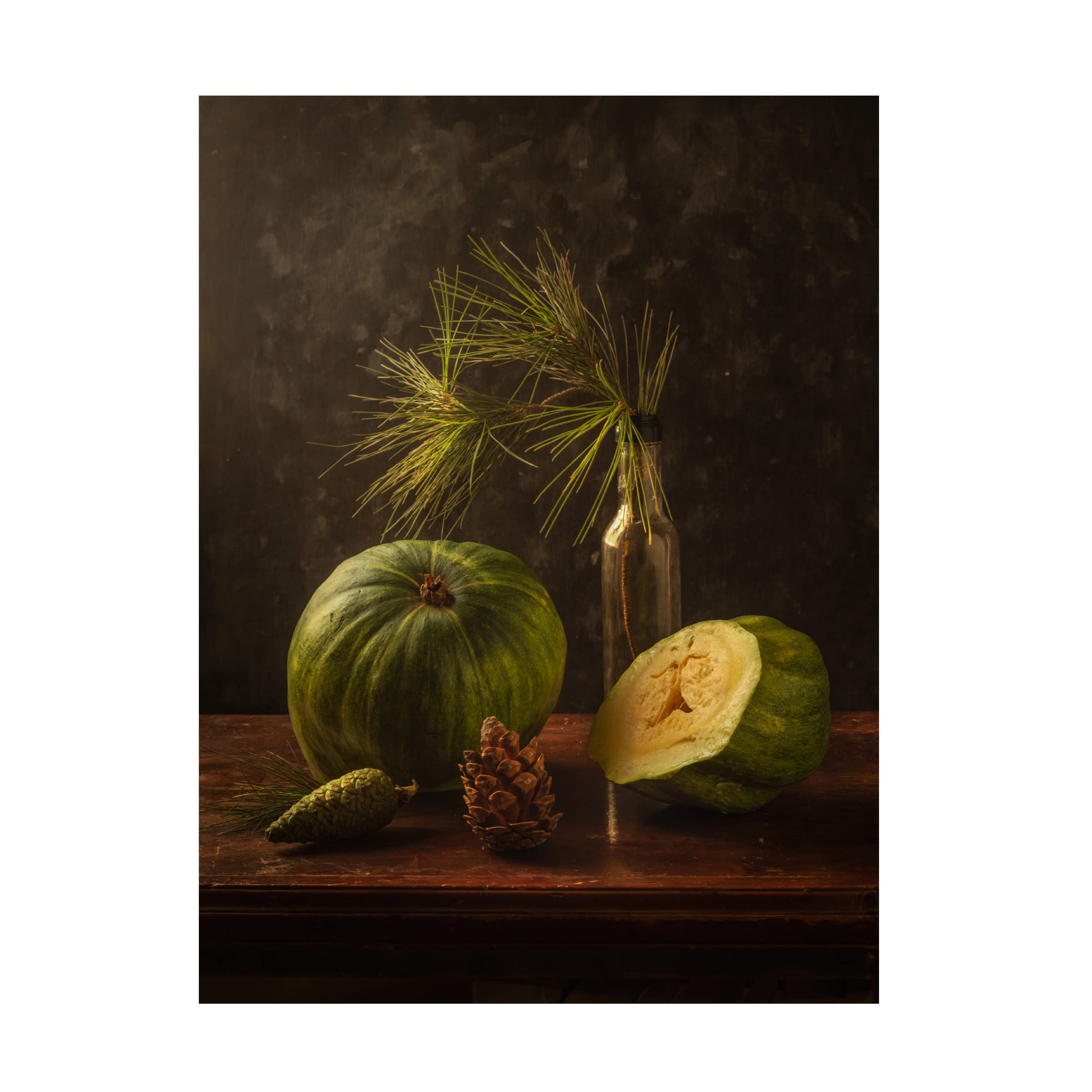 Trademark Fine Art 'Pumpkin' Canvas Wall Art by Nouacer - Modern Home Decor for Living Room, Bedroom & Office