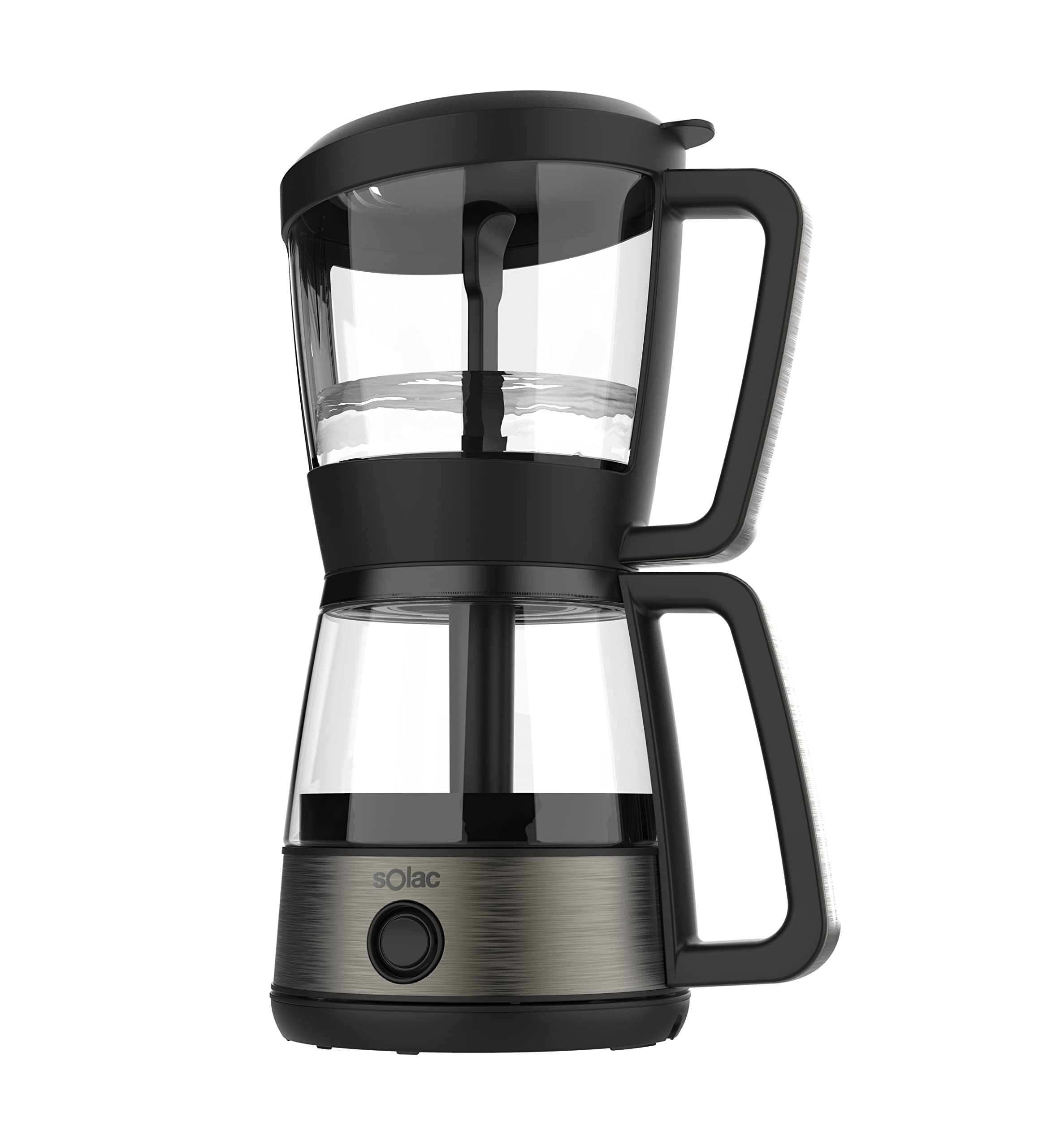 Premium 3-in-1 Siphon Coffee Maker & Tea Brewer with Vacuum Technology - 30oz Stainless Steel Water Boiler for Home, Office & Cafe Use