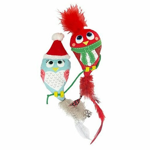 KONG Holiday Pull A Partz Luvs Interactive Cat Toy for Playtime & Training - Perfect for Christmas, Birthday Gifts & Indoor Fun