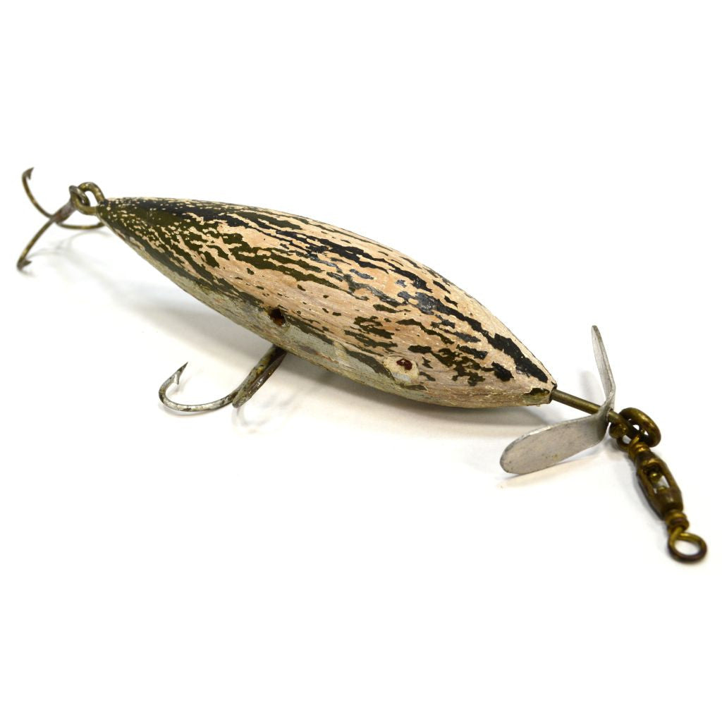 Vintage Wooden Fishing Lure - Handmade 5