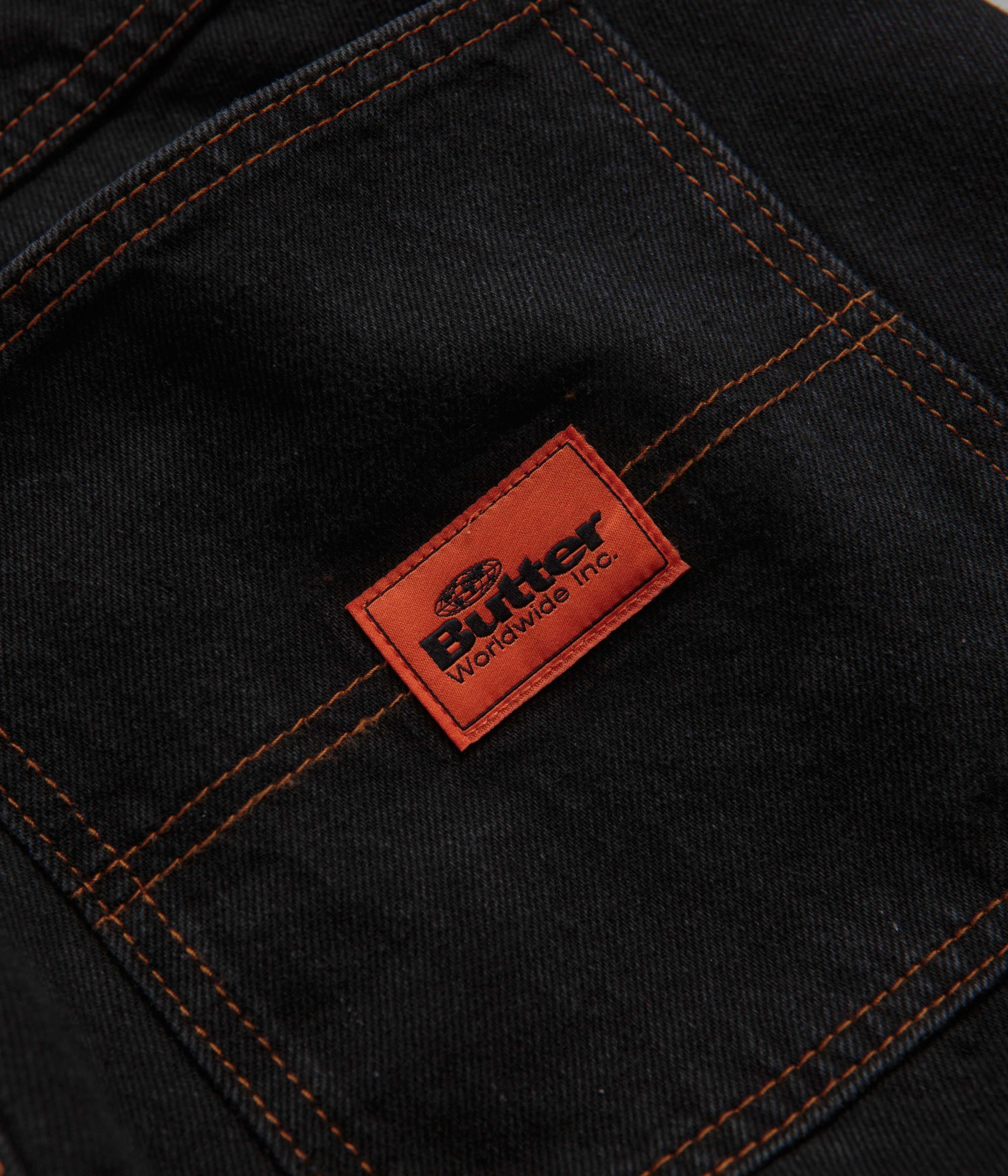 Butter Goods Santosuosso Cargo Jeans for Men - Washed Black & Blue Denim Pants | Streetwear Fashion, Casual Wear, Urban Style