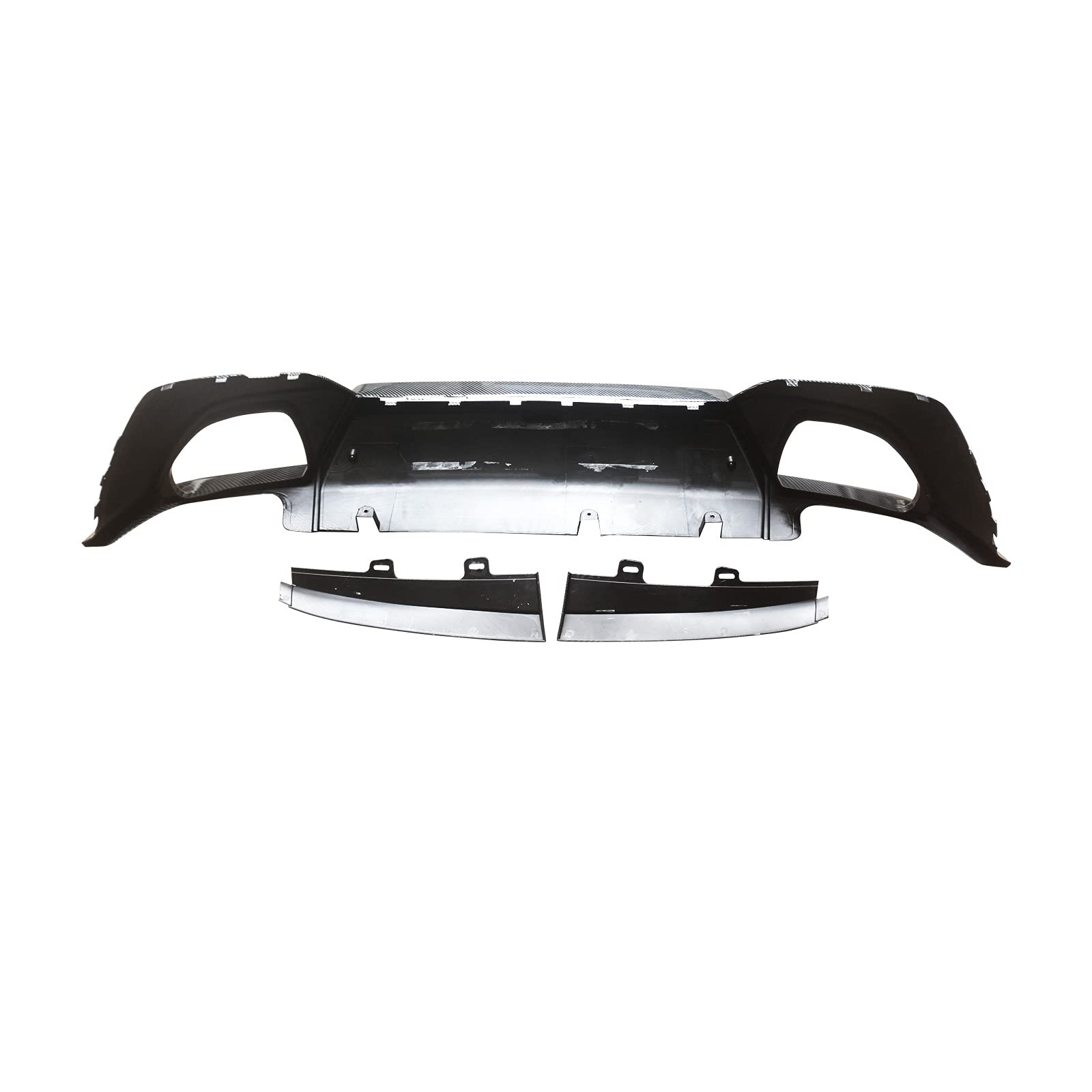 NINTE Rear Diffuser for 2019-2022 BMW 3 Series G20 M Sport Bumper - Carbon Fiber Style Painted Lower Splitter Lip | Perfect Upgrade for Enhanced Aerodynamics & Sporty Look