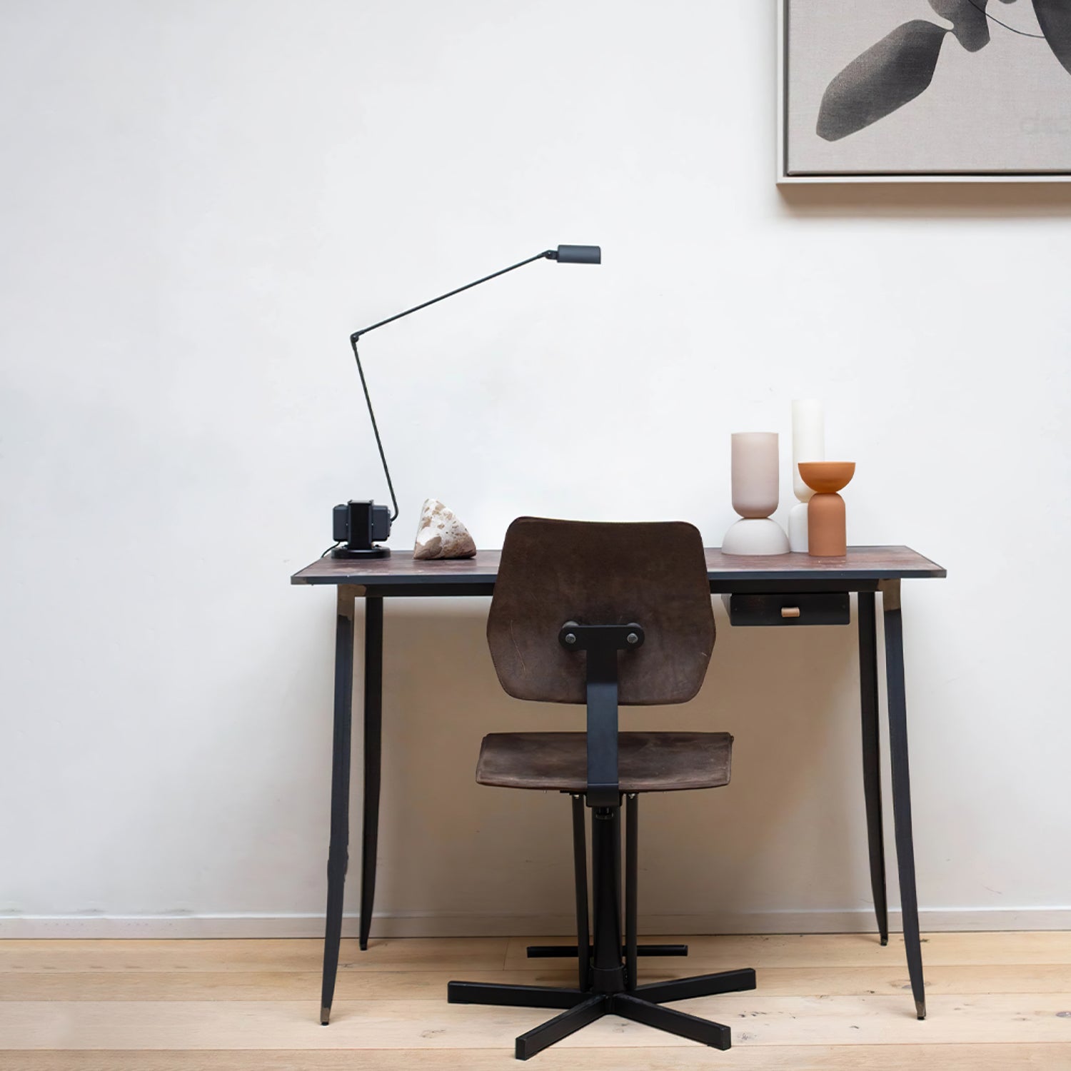 Dynamo Table Lamp - Modern LED Desk Light with Adjustable Brightness, Perfect for Home Office, Study, and Bedroom Reading
