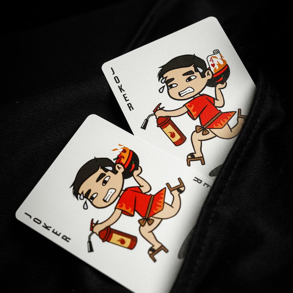 Spicy Instant Noodles Themed Playing Cards - Fun Game Night & Party Entertainment for Adults