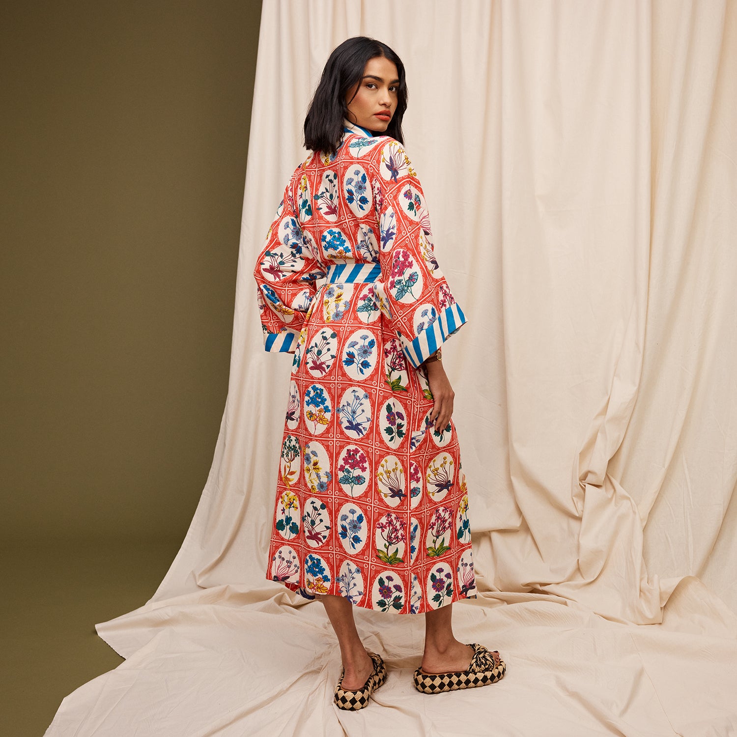 Premium Cotton Bath Robe for Women - Soft & Absorbent Gigi Robe - Perfect for Spa, Lounge & After Shower Comfort