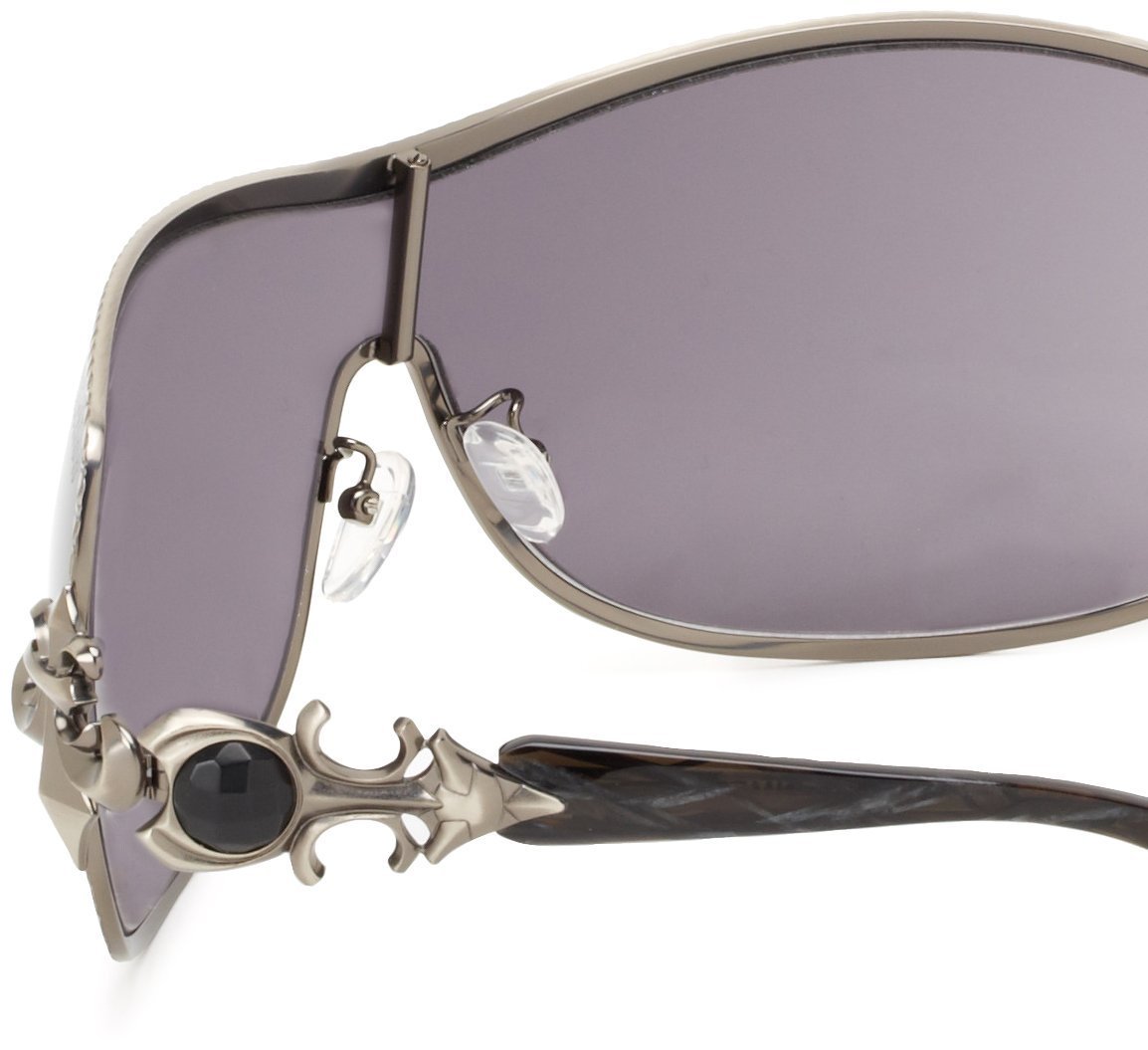 Affliction Women's Fiona Sunglasses - Gunmetal Frame, 138mm Lens Width - Stylish UV Protection for Outdoor Activities, Beach & Driving