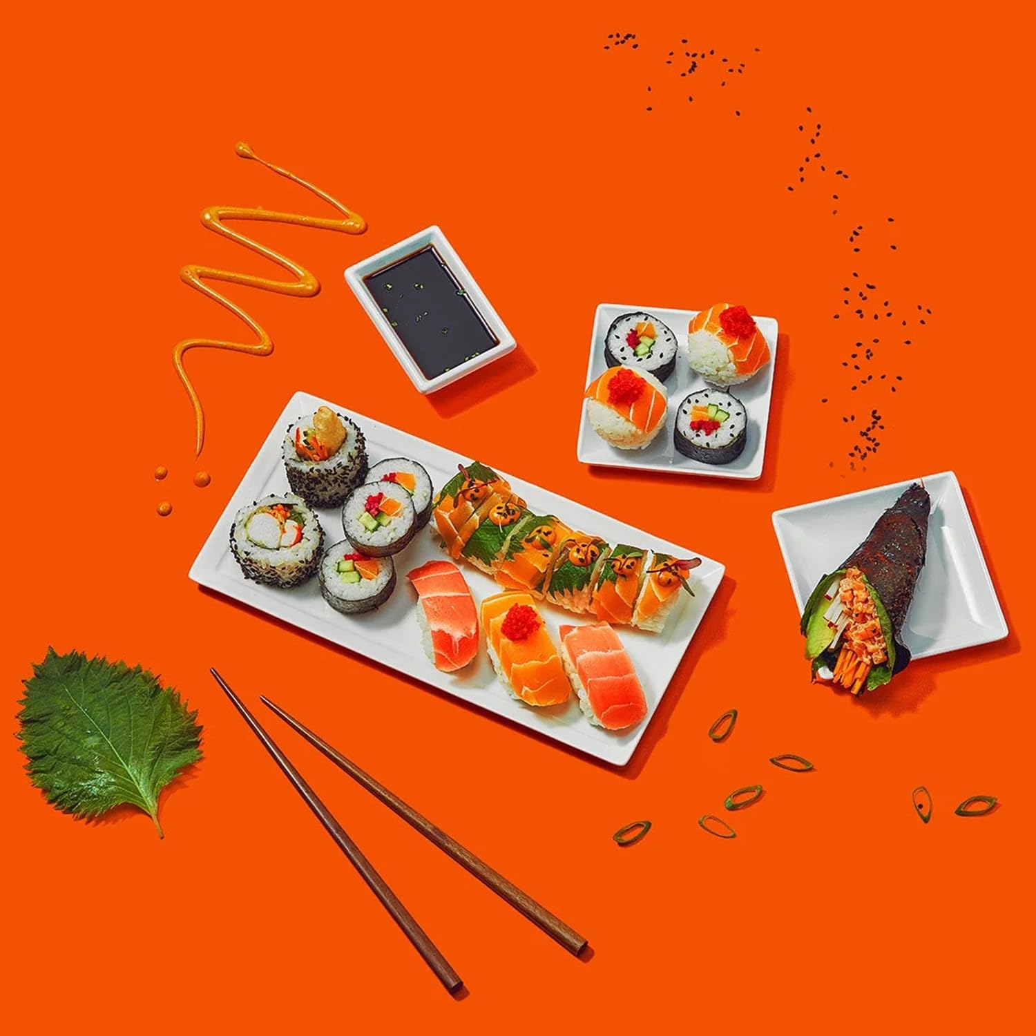 Boldly Vegan Salmon Sashimi - 10 Pack Plant-Based Frozen Seafood, Soy-Free & Non-GMO, Healthy Vegan Fish Alternative for Sushi, Poke Bowls & Vegan Diets | Nordic Catch by Boldly