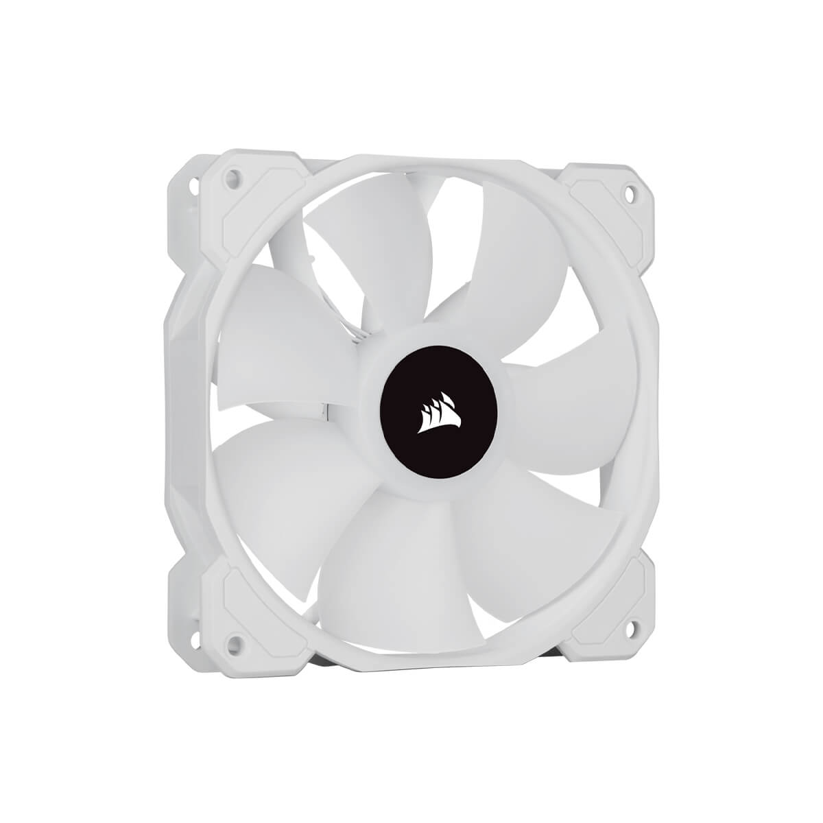 Corsair iCUE SP120 RGB ELITE White 120mm PWM High Performance PC Cooling Fan - Single Pack for Gaming PC, Case Cooling & RGB Lighting Setup
