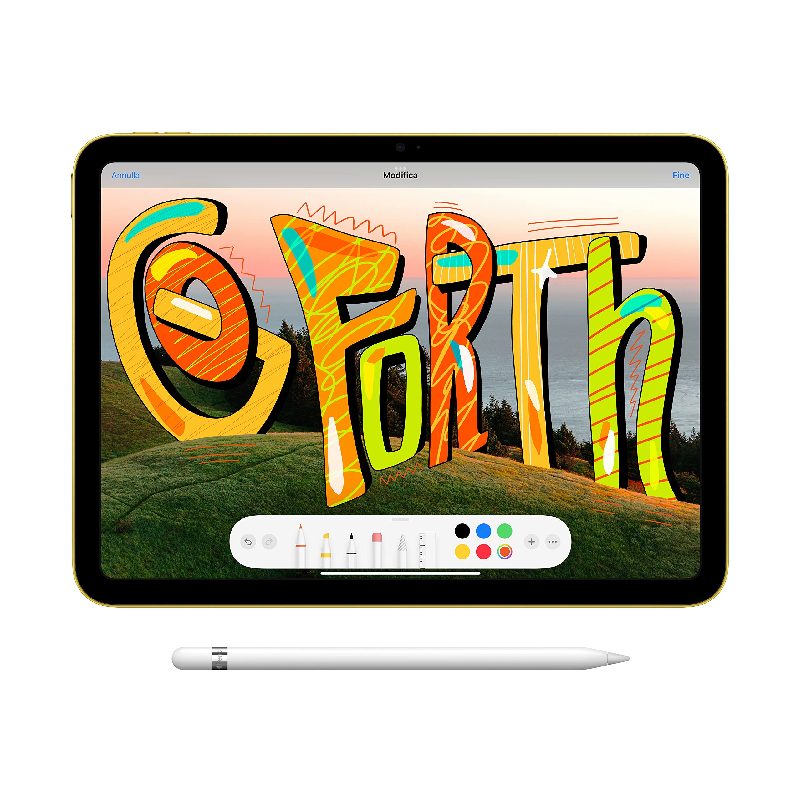 Apple iPad 10.9-inch (10th Gen, 2022) Wi-Fi 64GB - Silver | Perfect for Work, Study & Entertainment