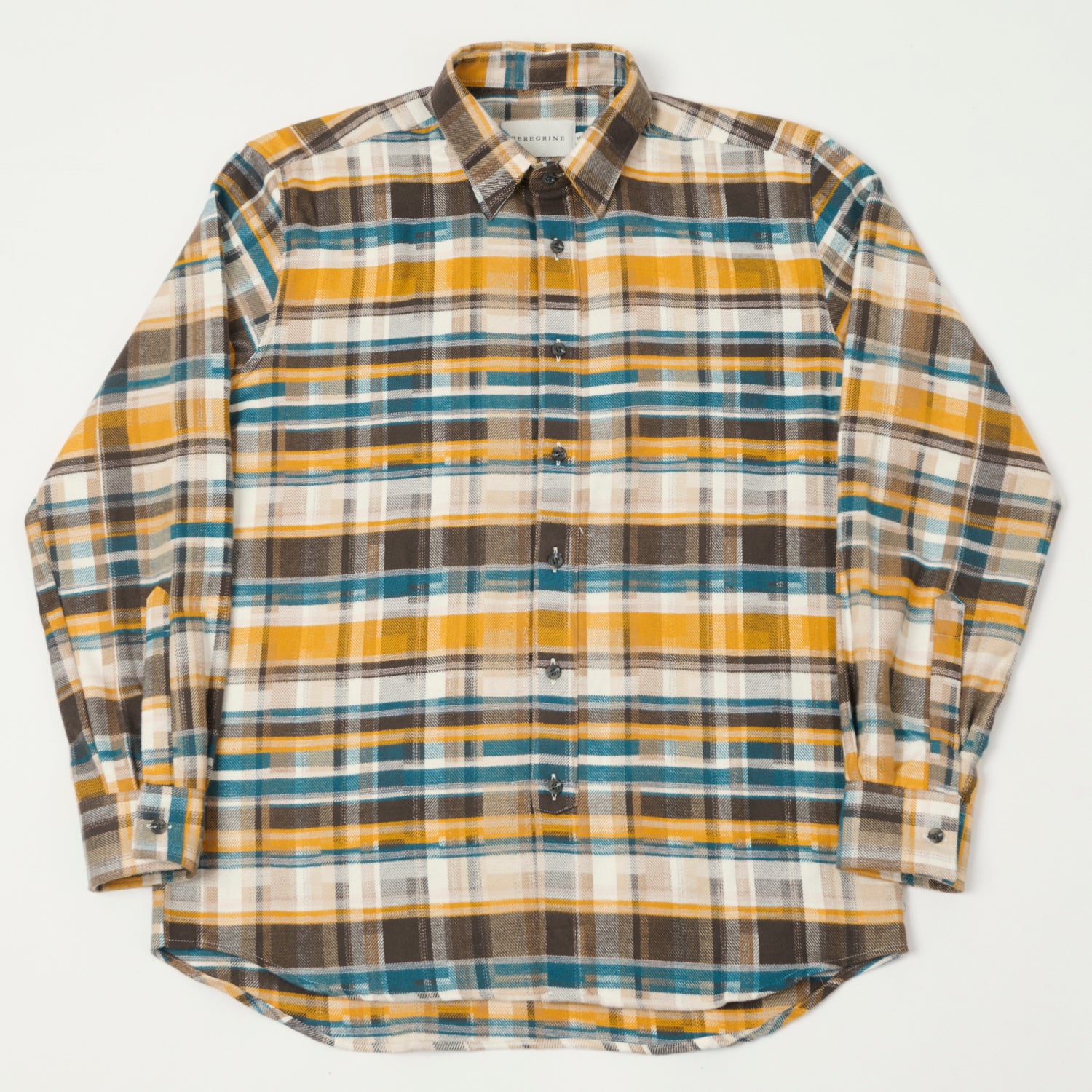 Peregrine Farley Shirt for Men - Classic Casual Button Down Shirt with Premium Cotton Fabric - Perfect for Office, Business Meetings & Smart Casual Outfits