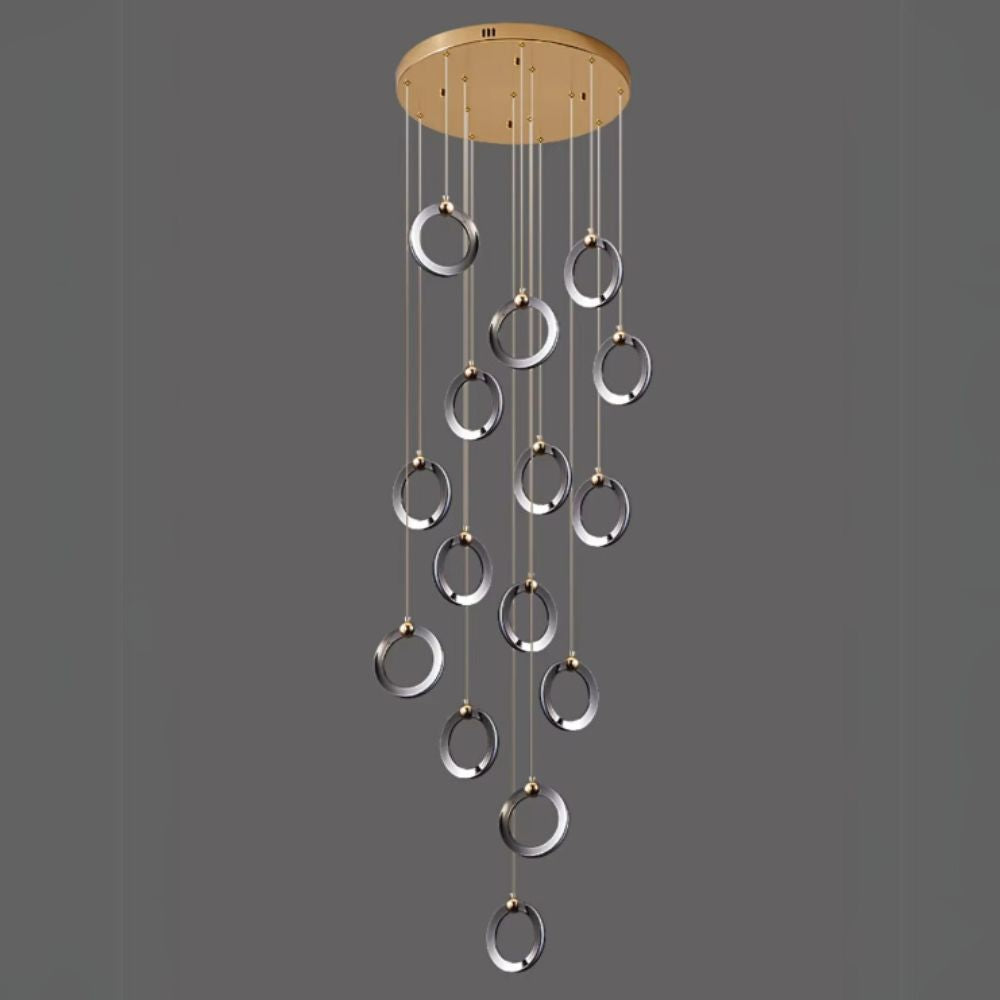 Extra Large Chandeliers for High Ceilings - Elegant Crystal Ceiling Lights for Grand Entryways, Dining Rooms & Luxury Living Spaces