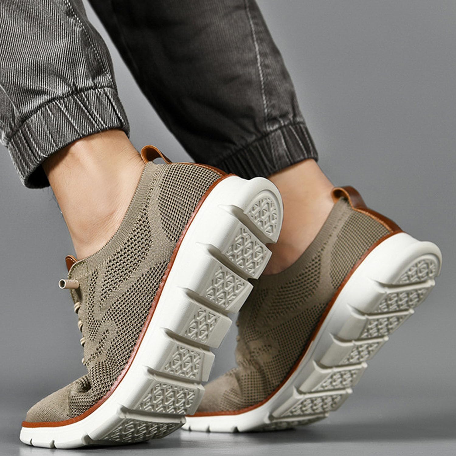 Breeze Shoes for Men - Breathable & Lightweight Mesh Dress Shoes | Comfortable Walking & Office Wear | Perfect for Casual, Work & Outdoor Activities