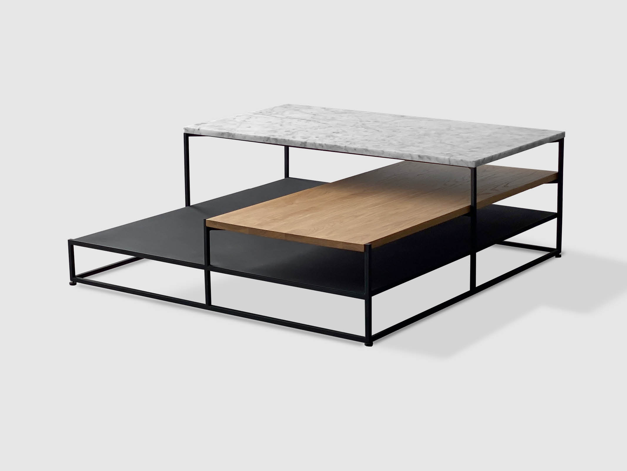 Modern Podium Coffee Table - Mid-Century Style Lift Top Living Room Furniture for Home Decor, Office & Lounge Use