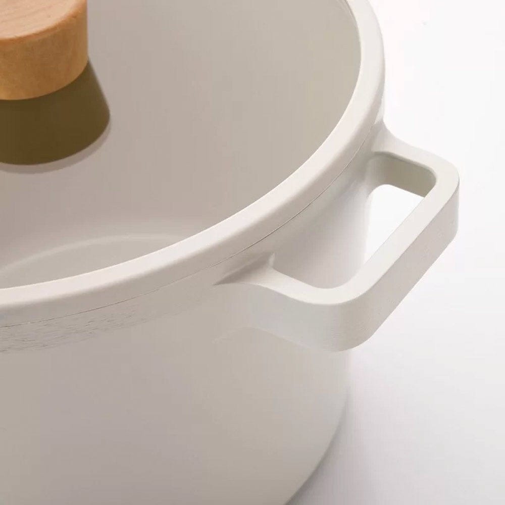 Neoflam Fika 24cm Stockpot - Premium Nonstick Cooking Pot with Lid, Durable Induction Compatible Saucepan for Boiling, Stewing & Meal Prep - Perfect for Home Kitchens & Professional Chefs