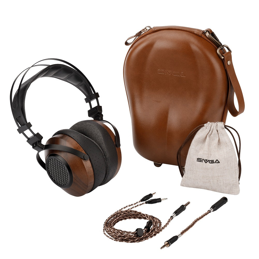 Sivga SV023 Open Back Over Ear Headphones - Premium Audiophile Headset with Detachable Cable for Home Studio, Gaming & Music Listening (Open Box)