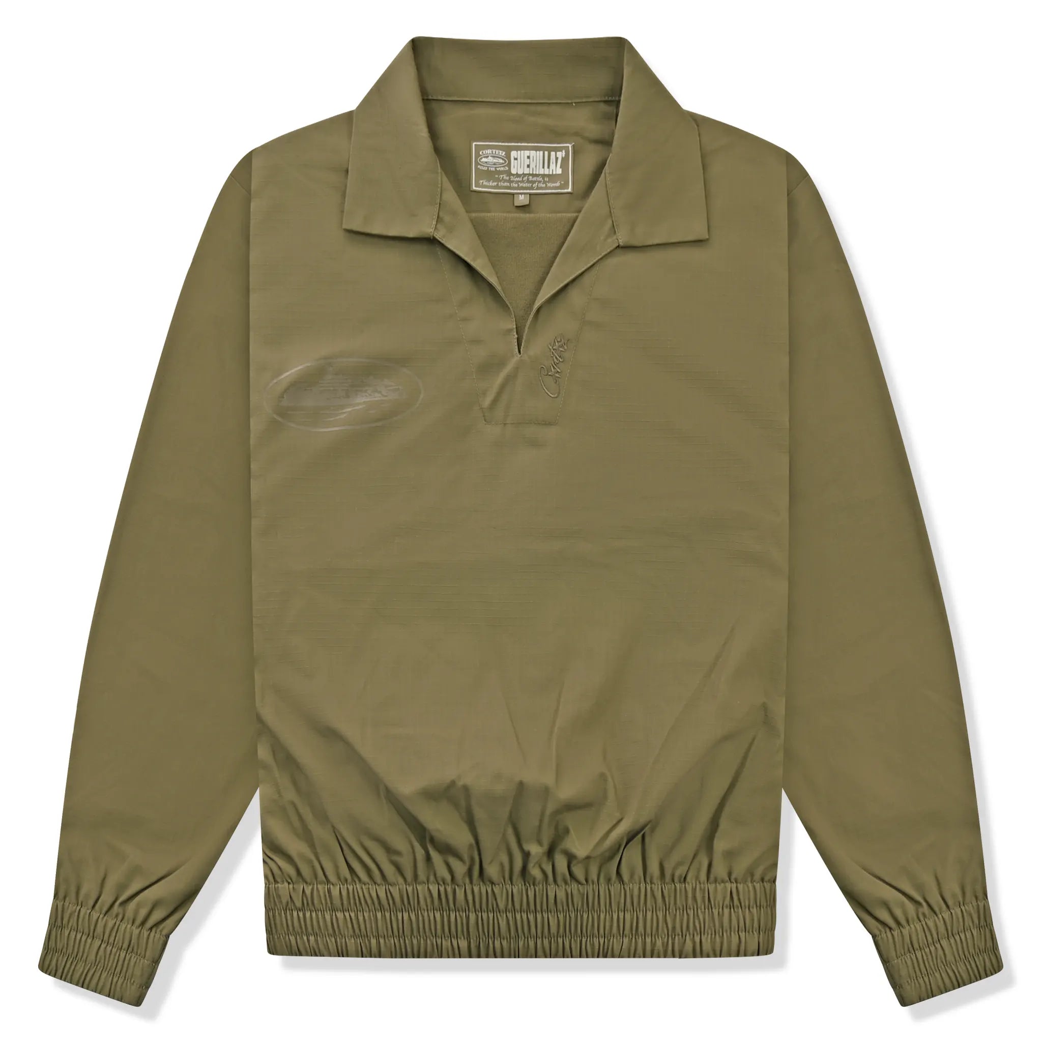Corteiz Guerillaz Khaki Drill Top - Stylish Streetwear Jacket for Men | Perfect for Urban Fashion & Casual Outfits