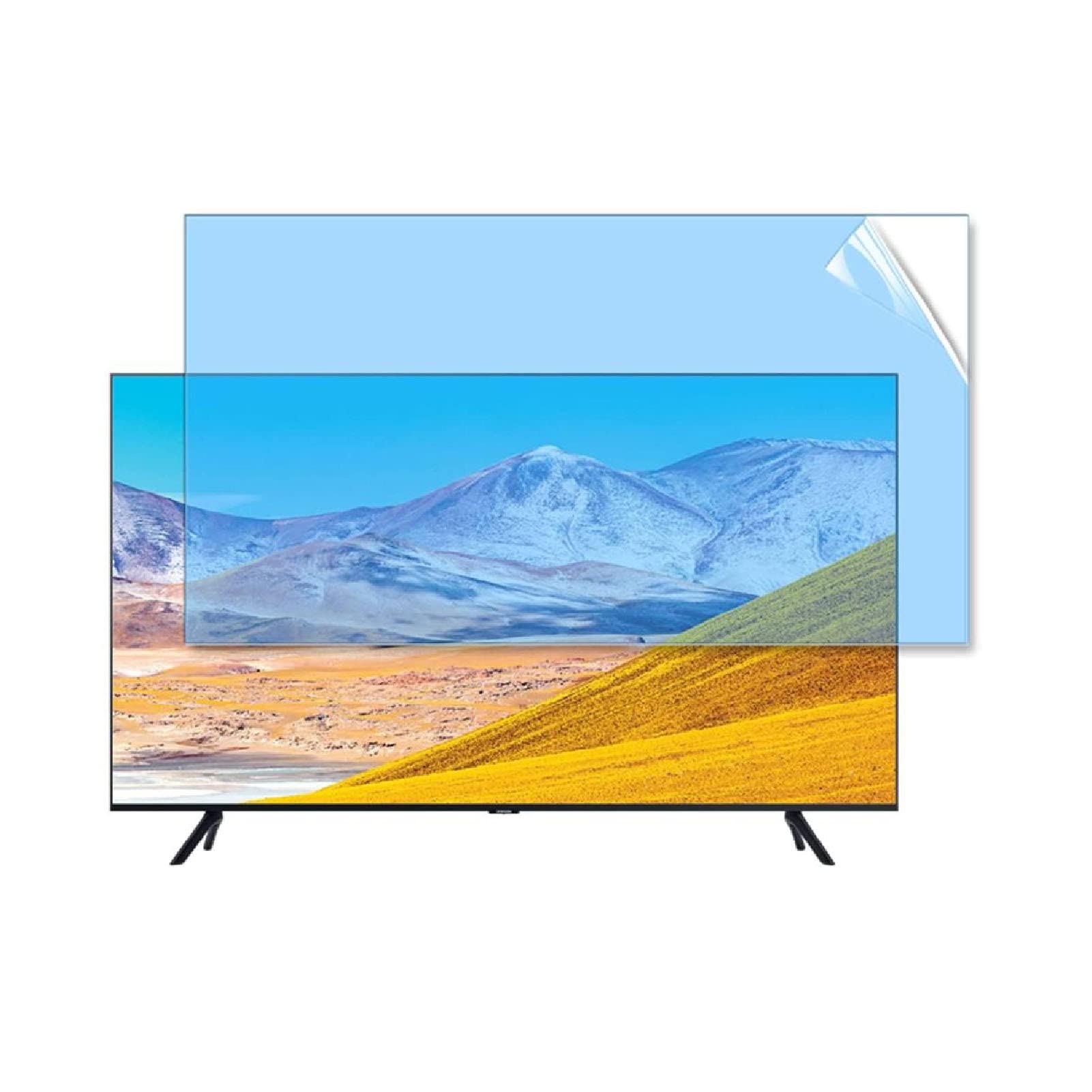 CHHD 32-75 Inch TV Screen Protector | Anti Glare, Anti Reflective & Blue Light Filter for Laptop, Notebook, LCD Monitor | Customizable Matte Version (1338x756mm) | Perfect for Home Office, Gaming & Eye Protection