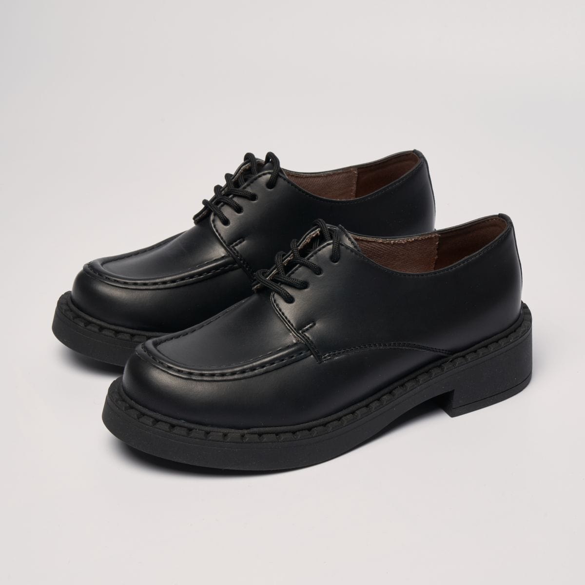 Helen Women's Vegan Apple Leather Loafers - Black | Comfortable Slip-On Shoes for Work, Office & Casual Outfits
