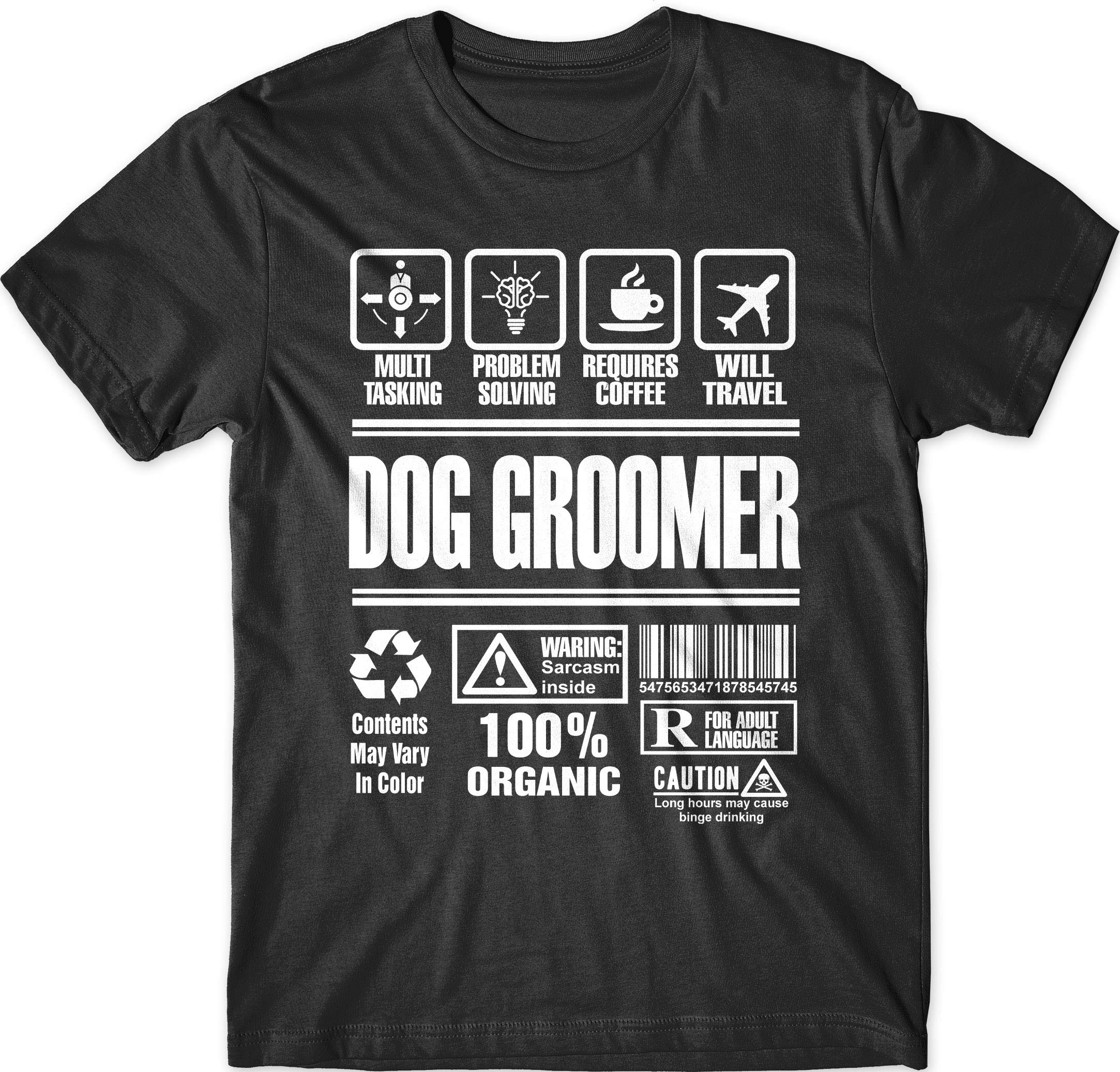 Funny Dog Groomer Shirt - Comfortable & Durable Multitasking Workwear for Professional Pet Groomers - Perfect for Grooming Salons, Vet Clinics & Dog Shows