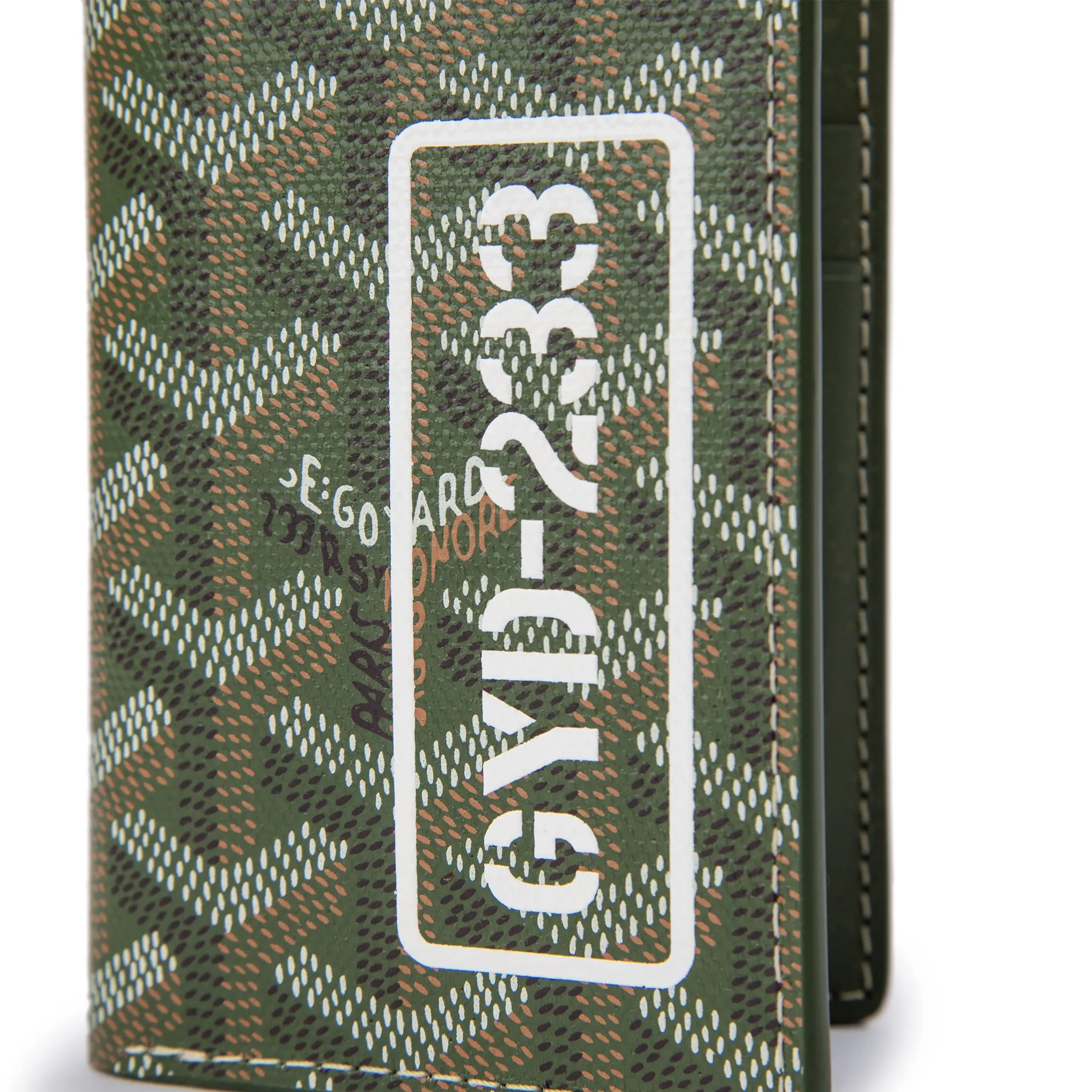 Goyard Saint Pierre Card Wallet in Khaki - Slim RFID Blocking Leather Wallet for Men & Women - Perfect for Travel, Business & Everyday Use