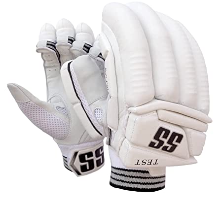 Premium SS Test Players Cricket Batting Gloves - Professional Grade Protection for Batsmen | Ideal for Training, Matches & Competitive Play