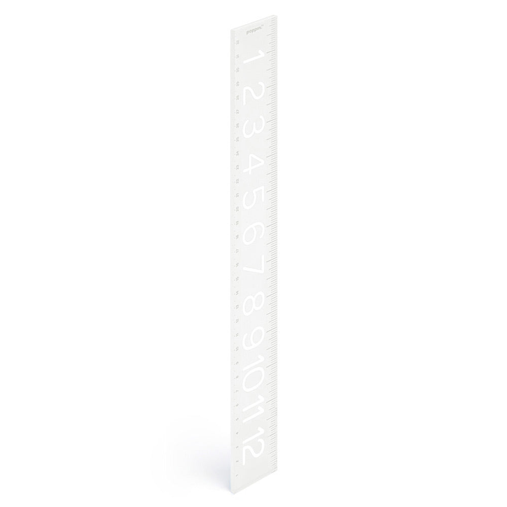 12-Inch Stainless Steel Ruler with Non-Slip Backing - Precision Measuring Tool for School, Office, DIY Projects and Crafting