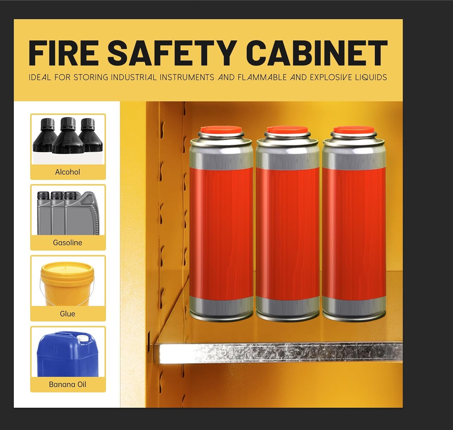 18 Gallon Flammable Storage Cabinet - 18