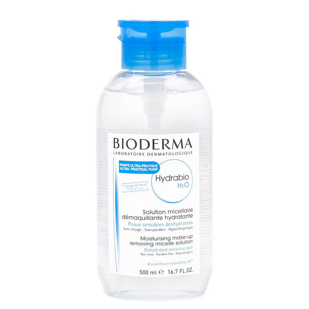 Bioderma Hydrabio H2O Micellar Water - Gentle Makeup Remover & Cleanser for Sensitive Skin | Perfect for Daily Skincare & Travel Essentials