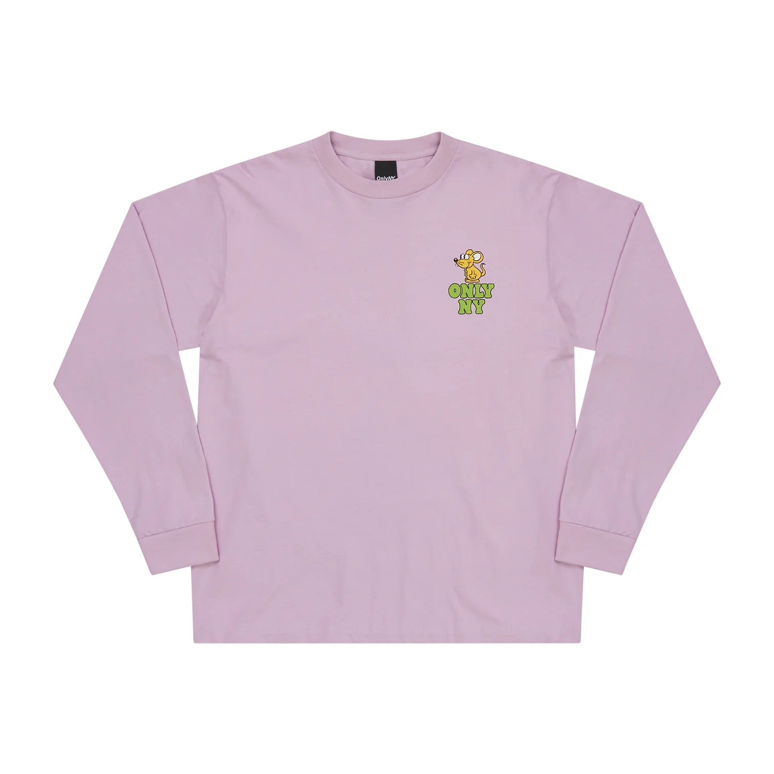 Only NY City Trip Long Sleeve T-Shirt in Faded Purple | Urban Streetwear for Men & Women | Perfect for Travel, Casual Outfits and City Exploration