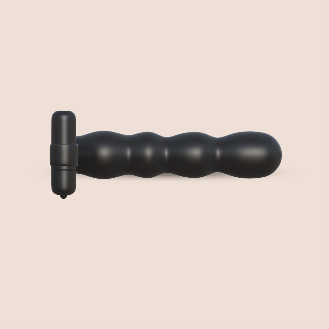 Fantasy C Ringz Posable Partner Double Penetrator - Vibrating Dildo with C-Ring for Couples | Enhance Intimacy & Dual Stimulation for Spicy Bedroom Play