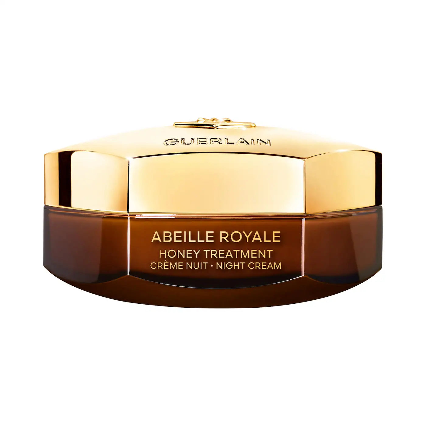 GUERLAIN Abeille Royale Honey Treatment Night Cream with Hyaluronic Acid 50ml - Anti-Aging Moisturizer for Dry Skin, Overnight Repair Cream - Perfect for Nighttime Skincare Routine & Luxury Gift