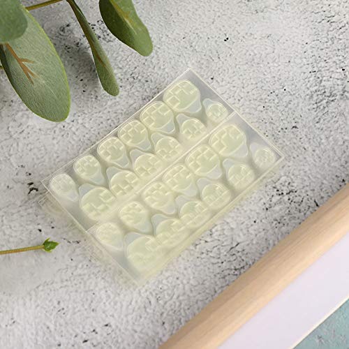 A K Homes - 24 Pack Transparent Non-Irritating Nail Art Tape, Double Sided Adhesive for Nail Designs - Perfect for Manicures, DIY Nail Art & Salon Use