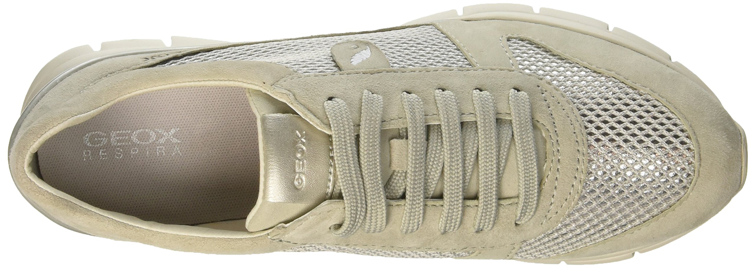 Geox Women's D Sukie A Low Top Sneakers - Breathable Comfort Walking Shoes for Women | Casual Everyday Wear, Office & Travel